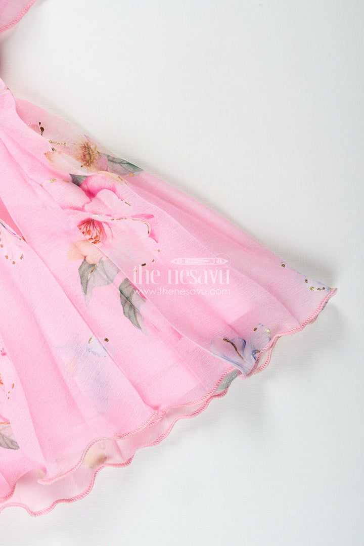 Baby girl floral frock for parties and family functions