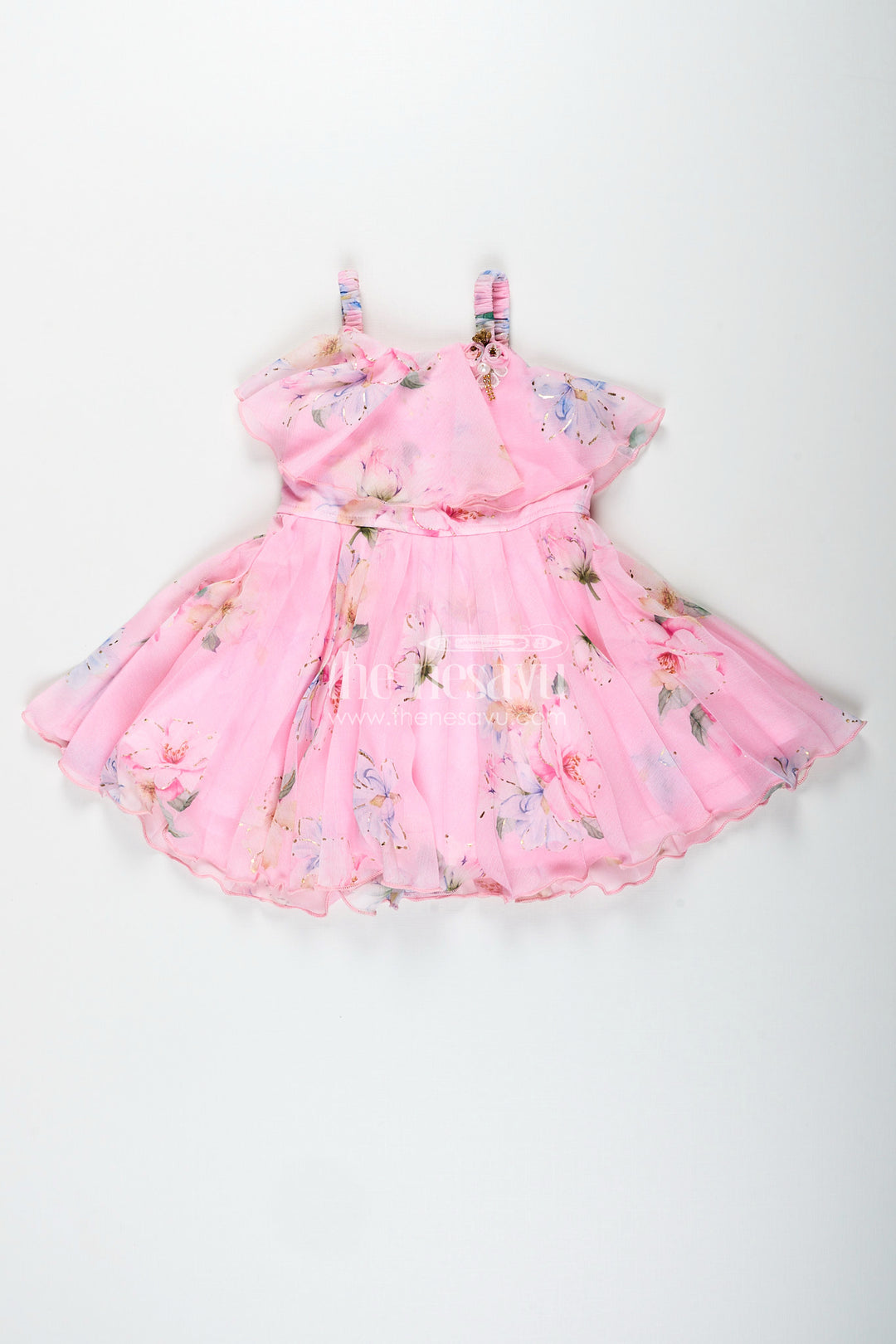Baby girl floral frock for parties and family functions