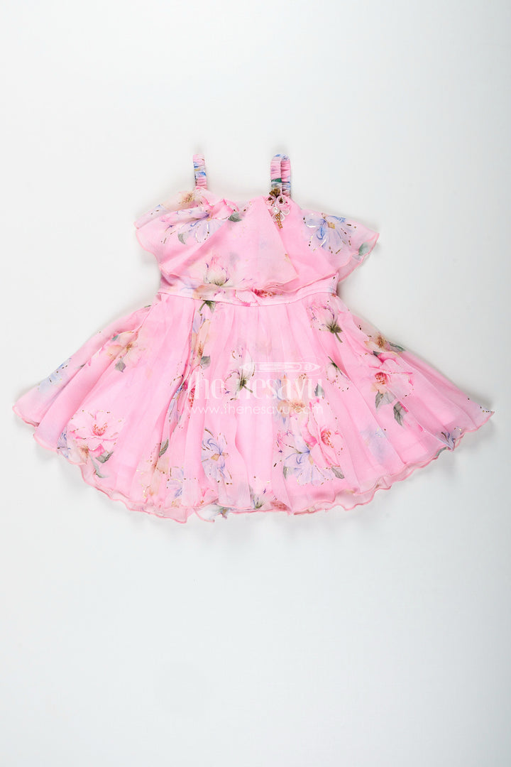 Baby girl floral frock for parties and family functions
