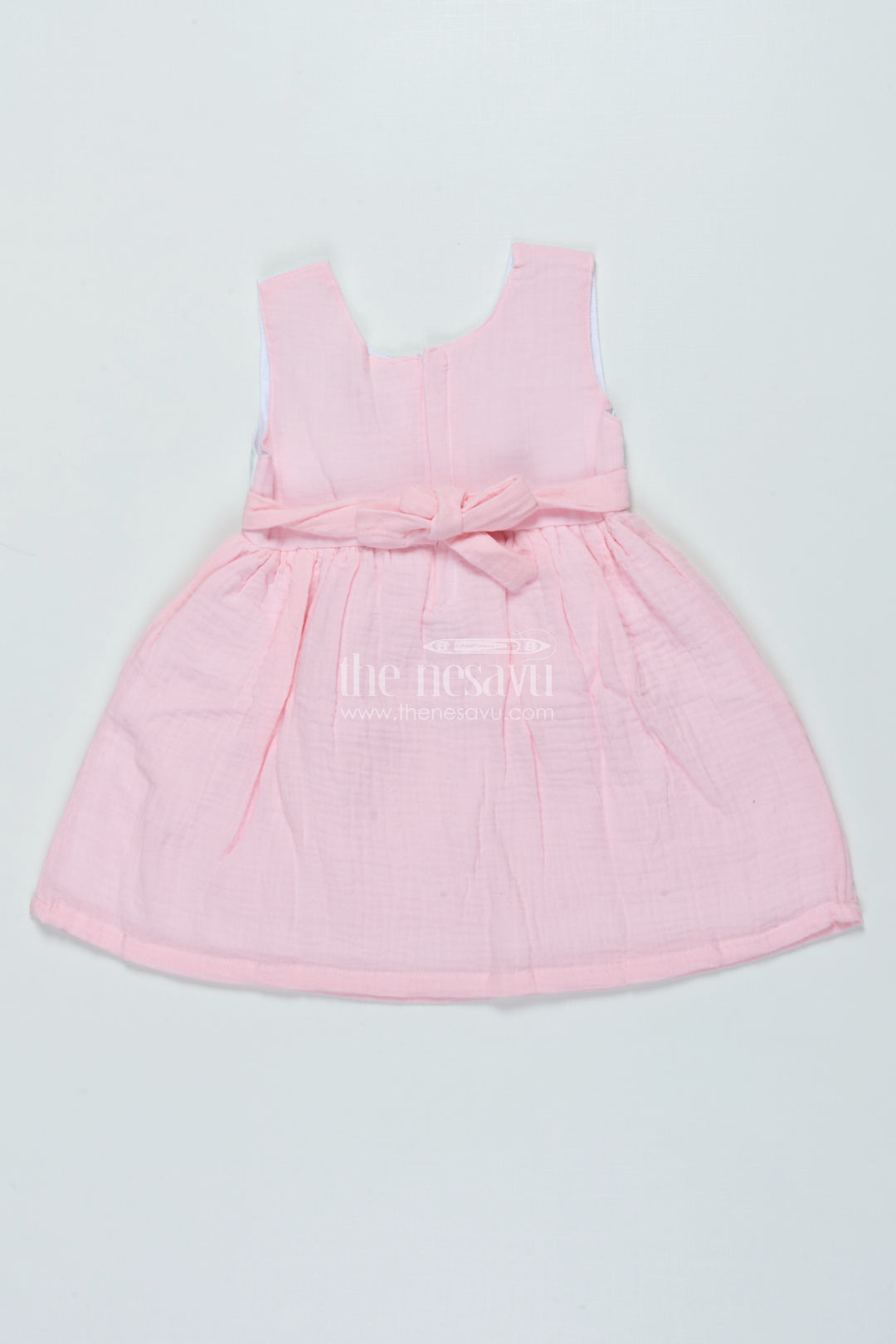 Sleeveless Cotton Frock for Baby Girls for Birthdays and Casual Photoshoots