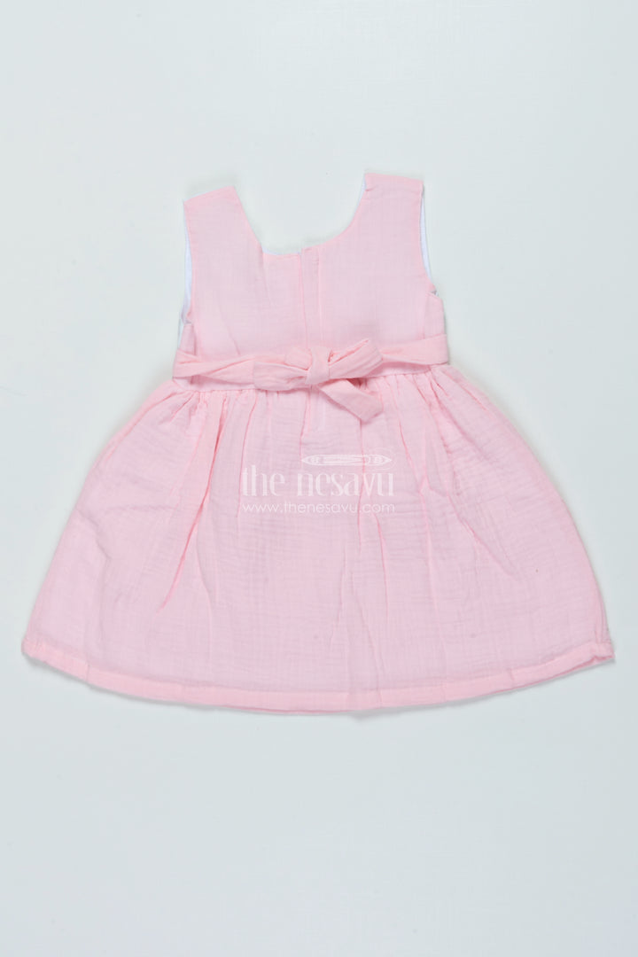 Sleeveless Cotton Frock for Baby Girls for Birthdays and Casual Photoshoots