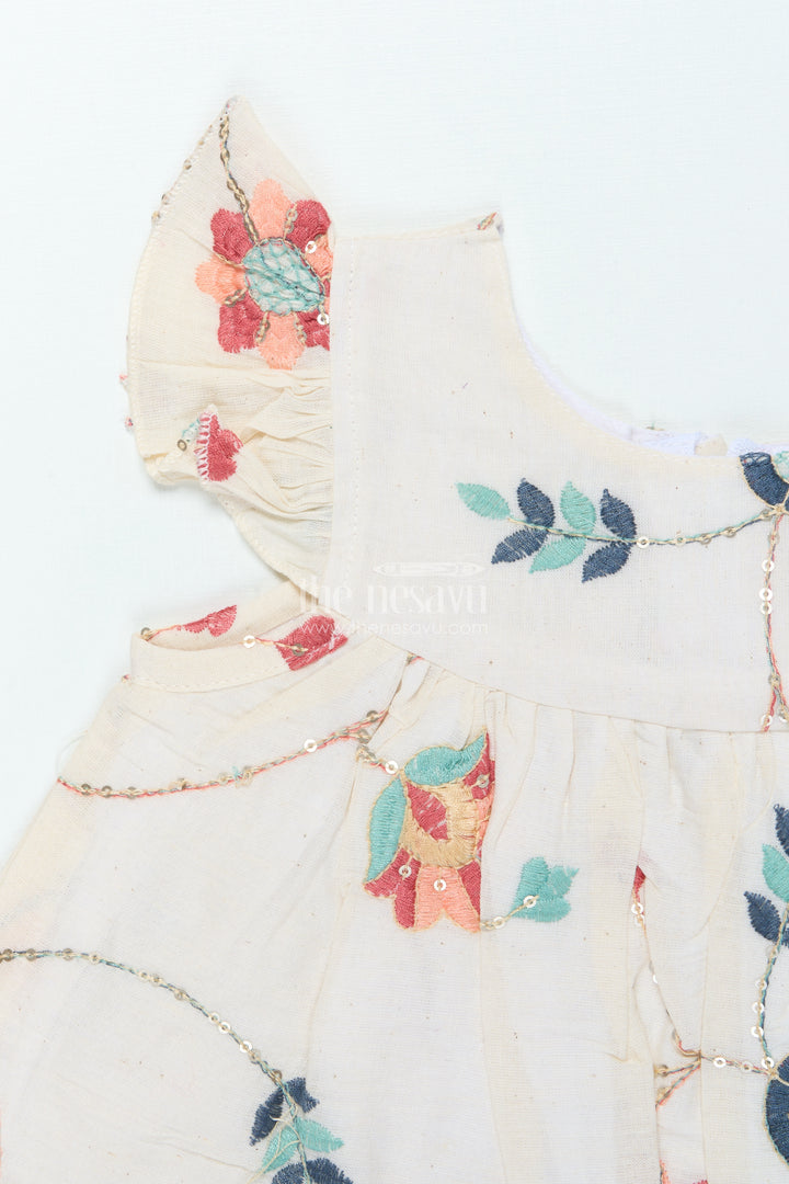 Baby Frock with Embroidery for Festive Occasions and Naming Ceremonies