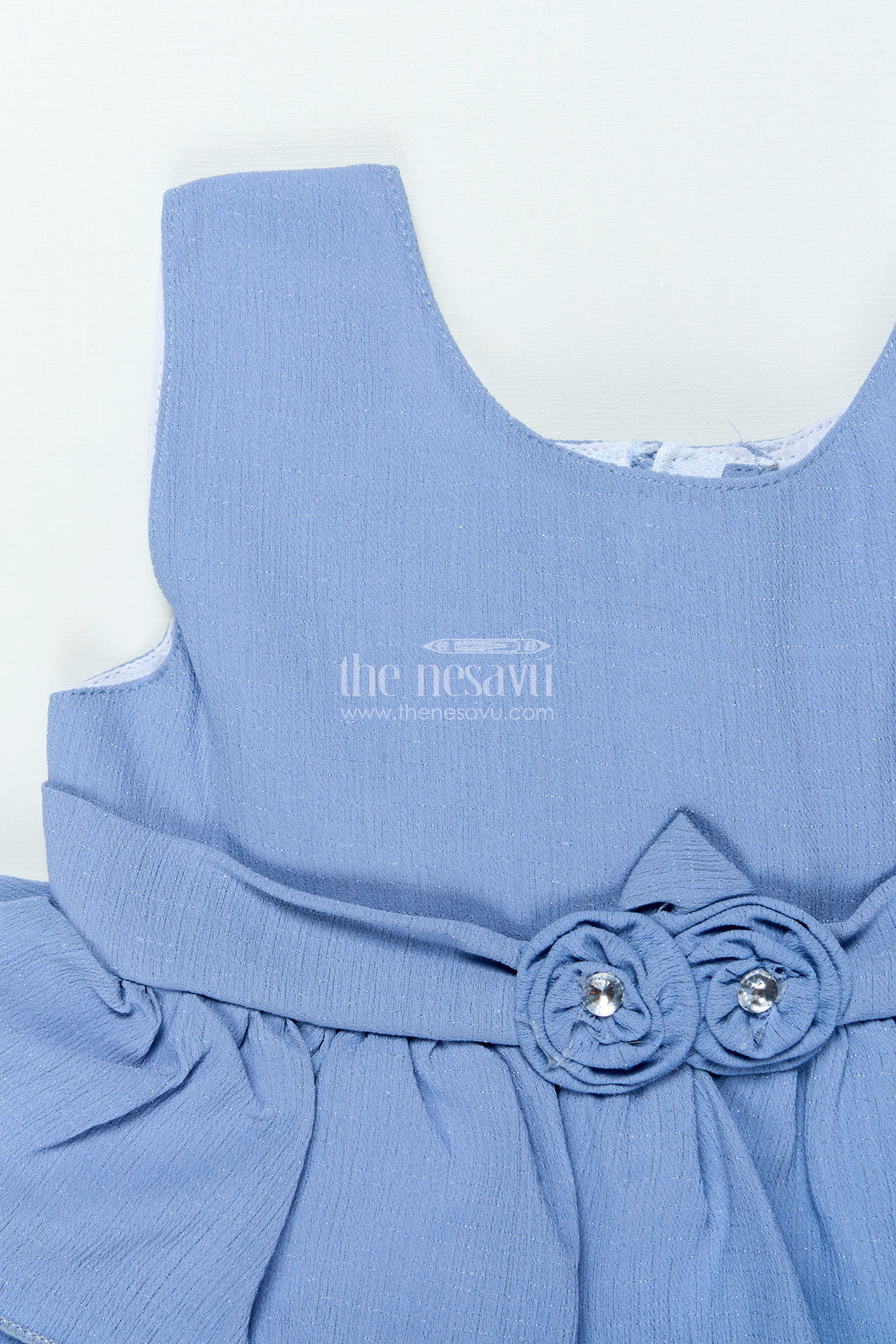 Sleeveless Baby Frock In Georgette for Playdates and Photo Sessions