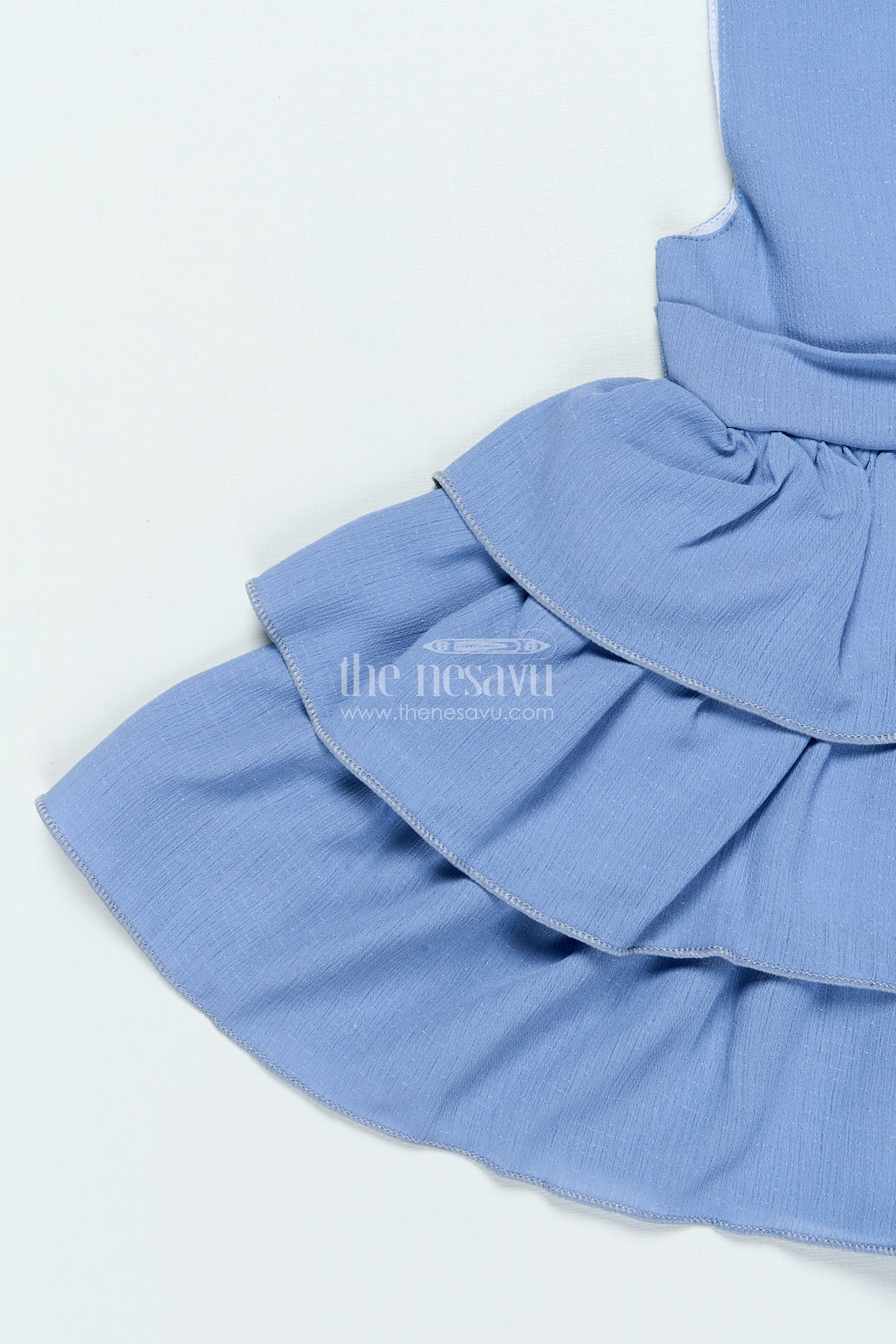 Sleeveless Baby Frock In Georgette for Playdates and Photo Sessions