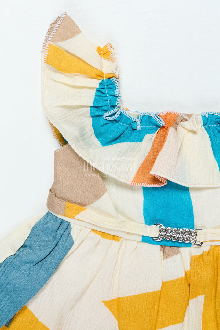 Digital Print Baby Frock for Festivals and Playful Celebrations