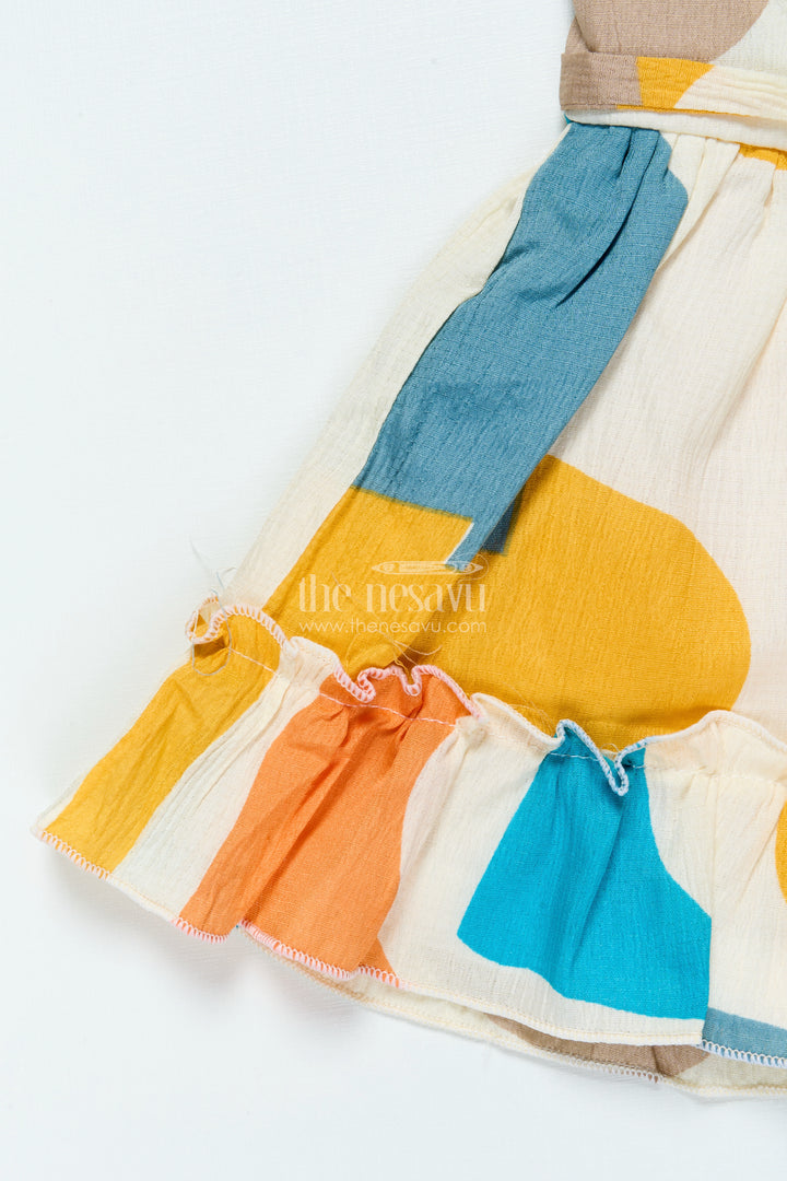 Digital Print Baby Frock for Festivals and Playful Celebrations