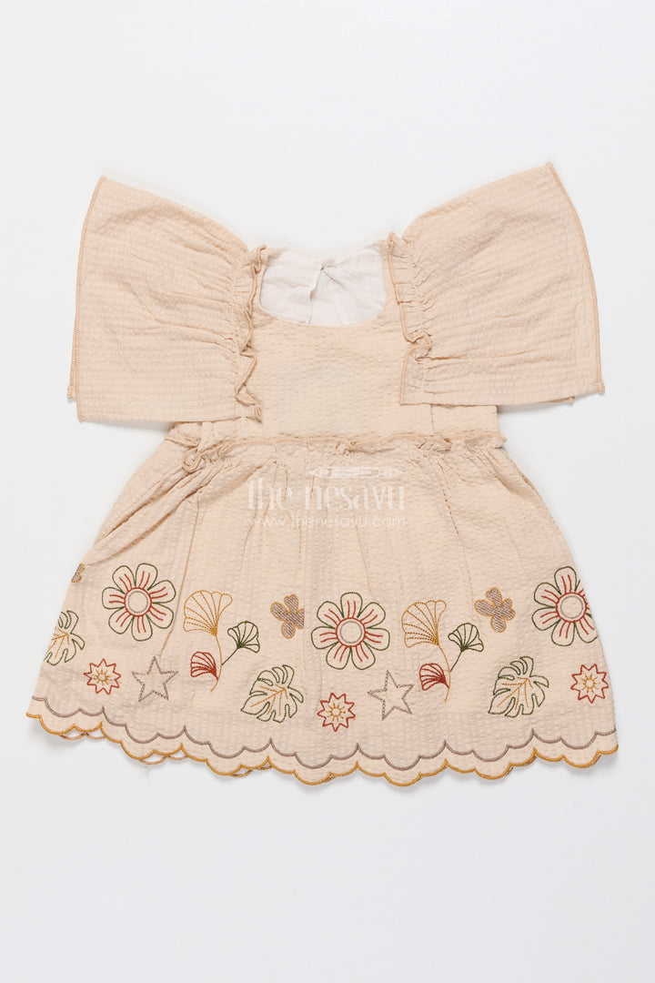 Baby Girl Embroidered Frock for Traditional Functions and Family Events