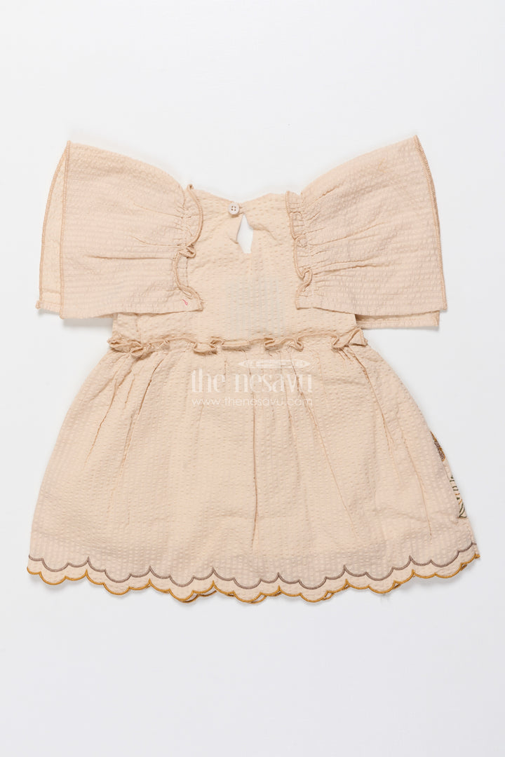 Baby Girl Embroidered Frock for Traditional Functions and Family Events