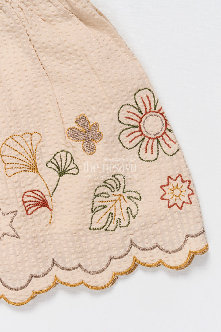 Baby Girl Embroidered Frock for Traditional Functions and Family Events