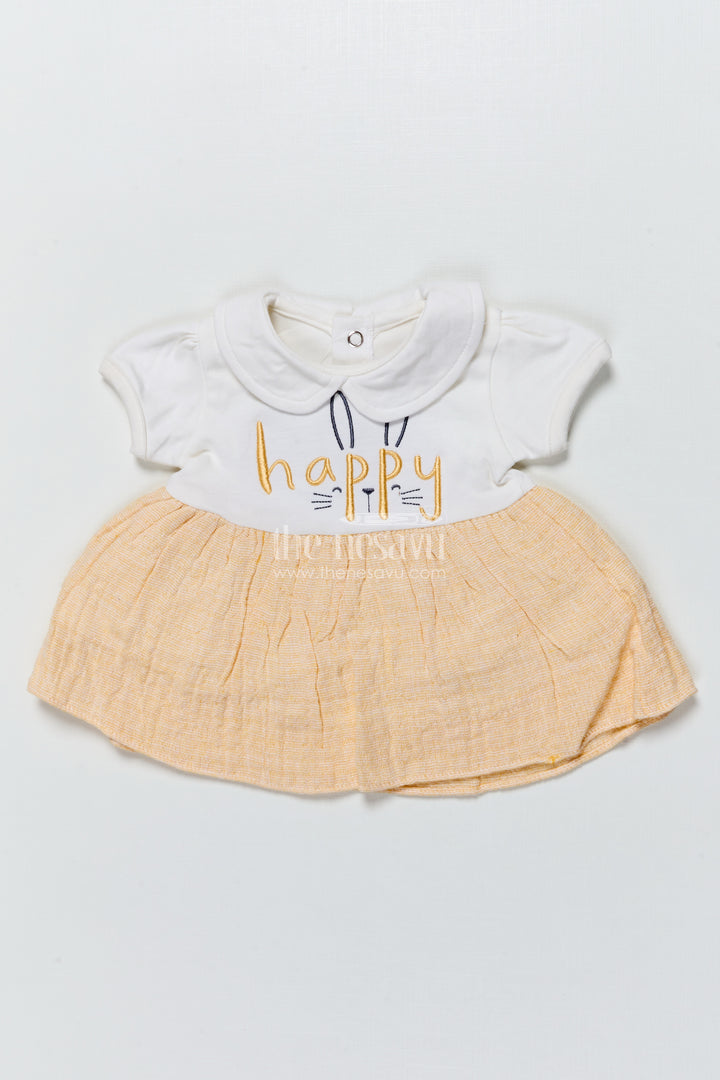 Baby Girl Cotton Frock with Embroidery for Everyday Comfort and Charm
