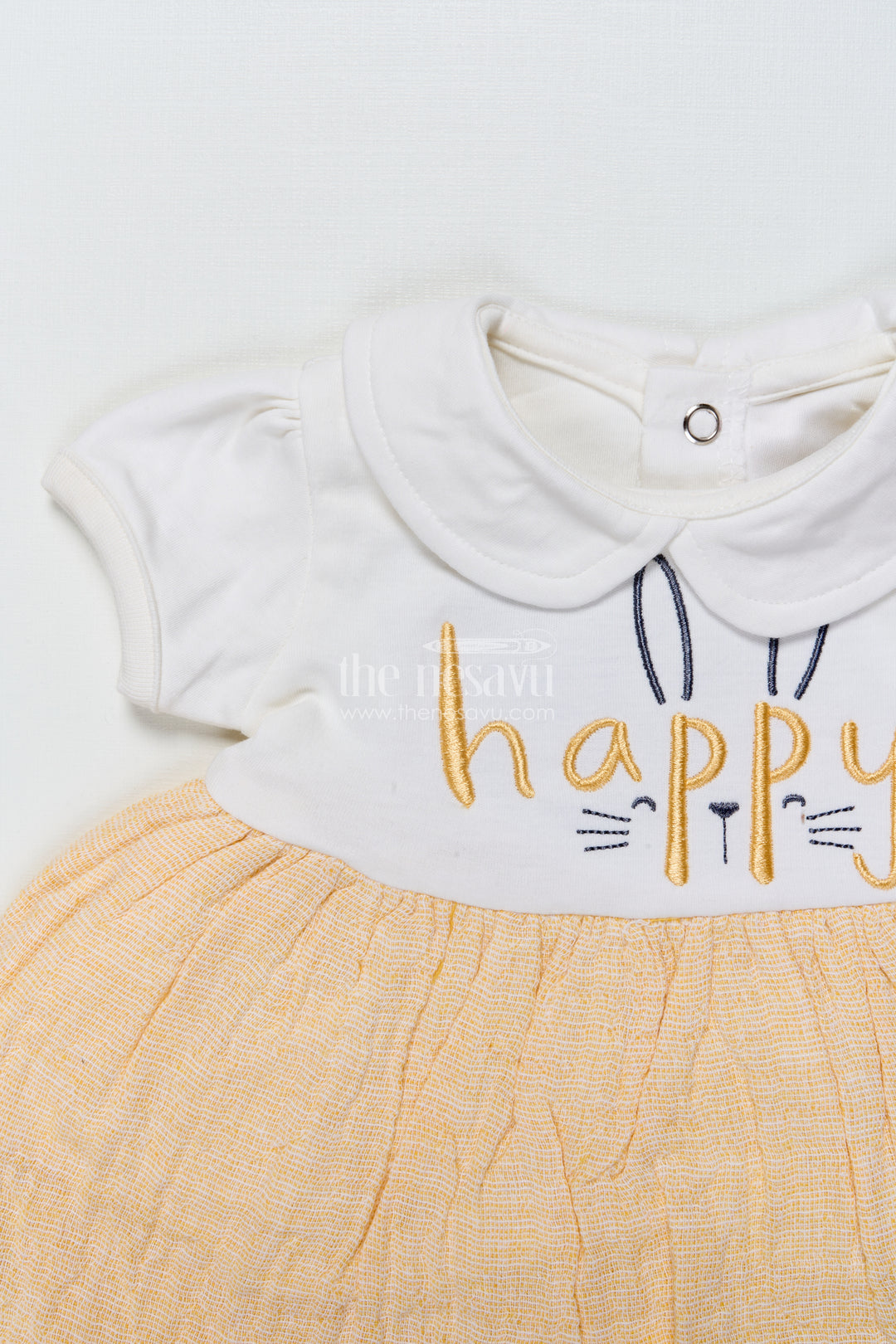 Baby Girl Cotton Frock with Embroidery for Everyday Comfort and Charm