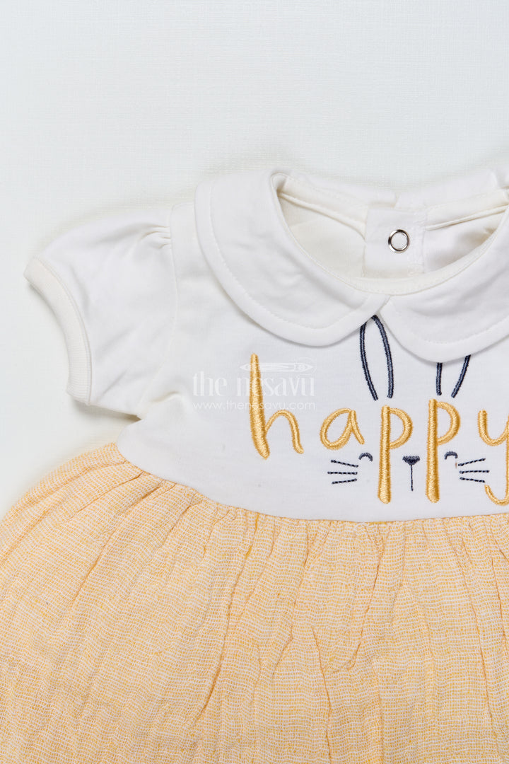 Baby Girl Cotton Frock with Embroidery for Everyday Comfort and Charm
