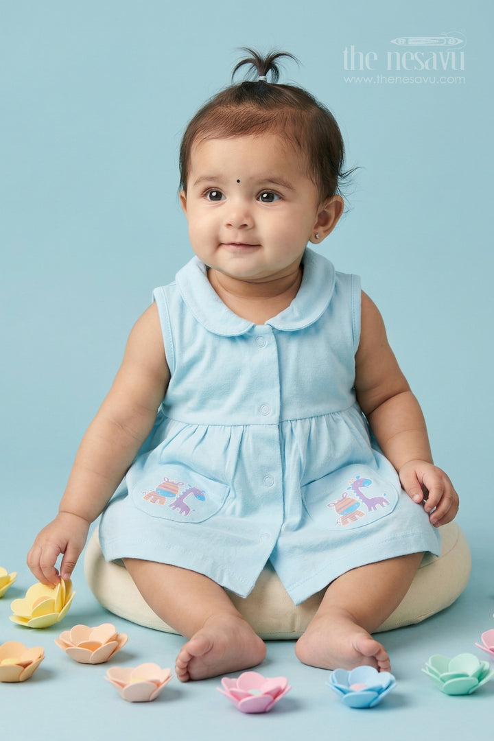 Baby Girl Cotton Frock for Everyday Comfort and Playtime