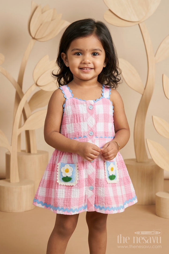 Baby Girl Muslin Frock for Birthday and Family Photos