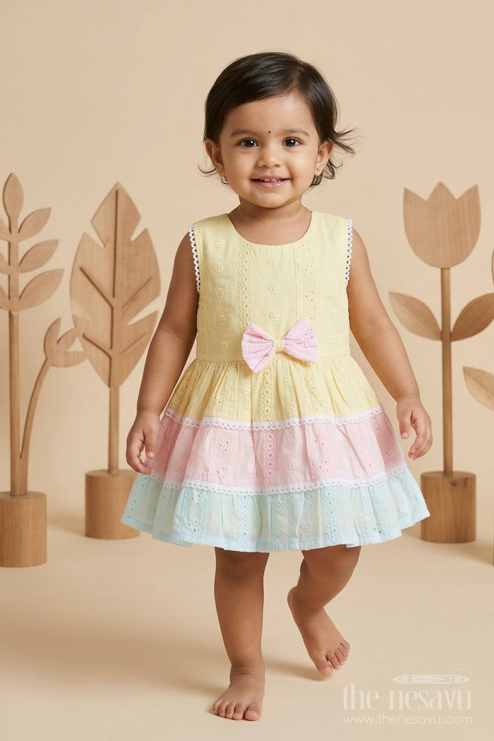 Baby Girl Cotton Frock for Birthdays and Festive Celebrations
