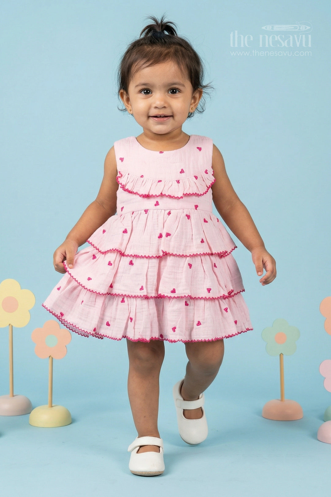 Baby Girl Frock for First Birthday and Naming Ceremony