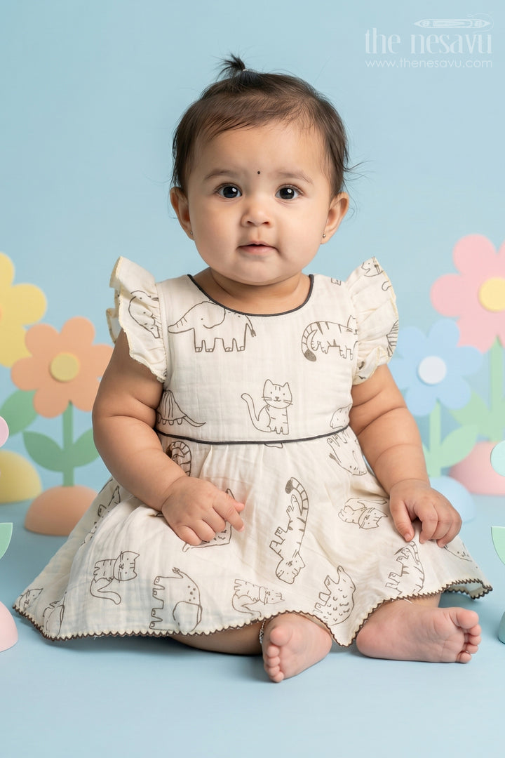 Baby Girl Cotton Frock for Outings and Comfortable Daily Wear