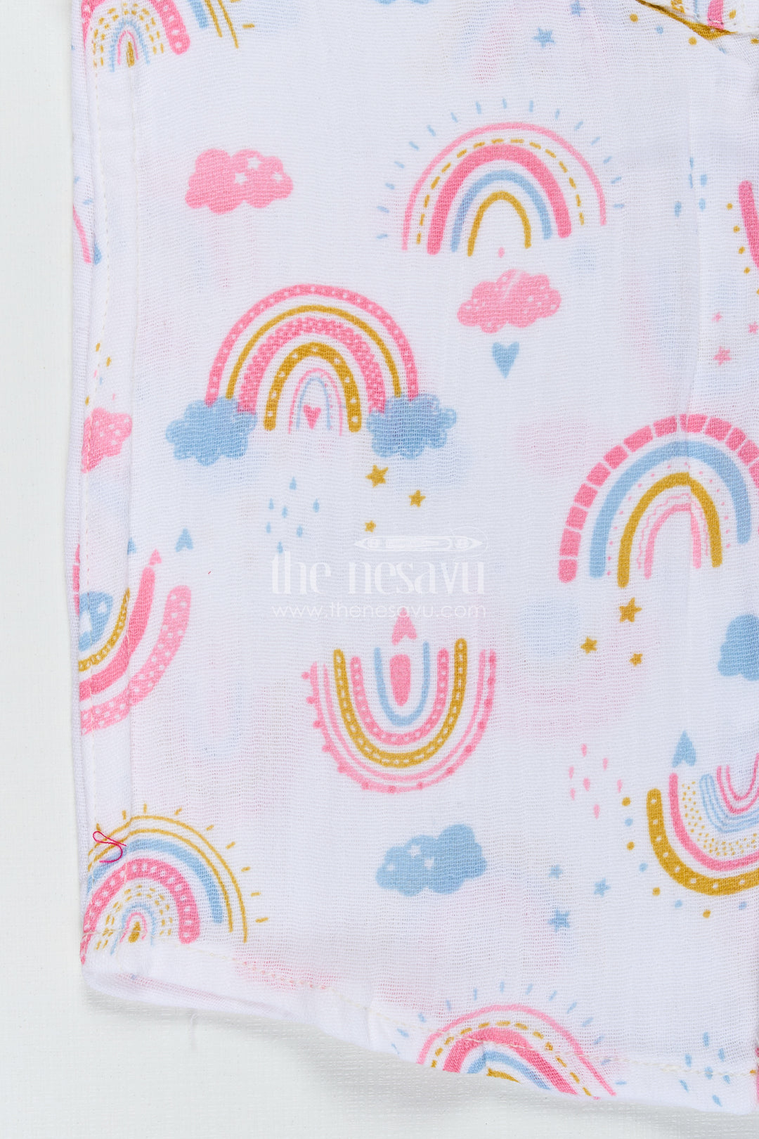 Short Sleeve Rainbow Shirt For Toddlers