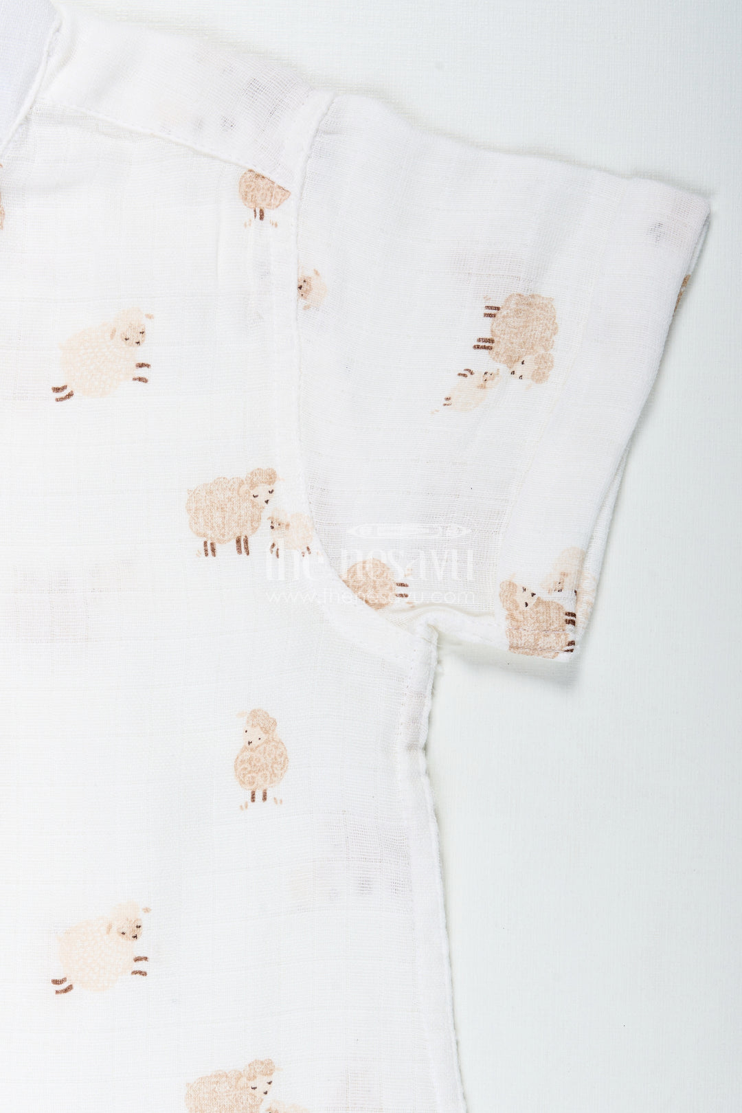 Elephant Print Shirt Boys in Muslin Cotton with Digital Safari-Themed Pattern for Comfortable Everyday Wear