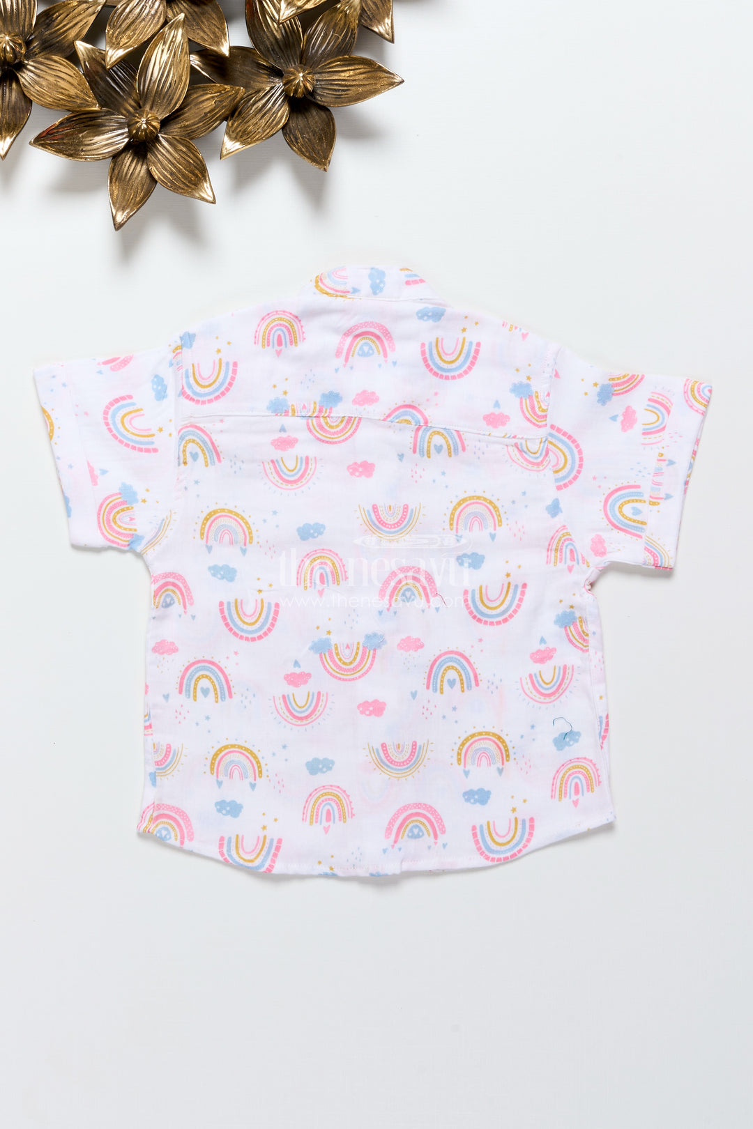 Boys muslin printed shirt for everyday comfort and style