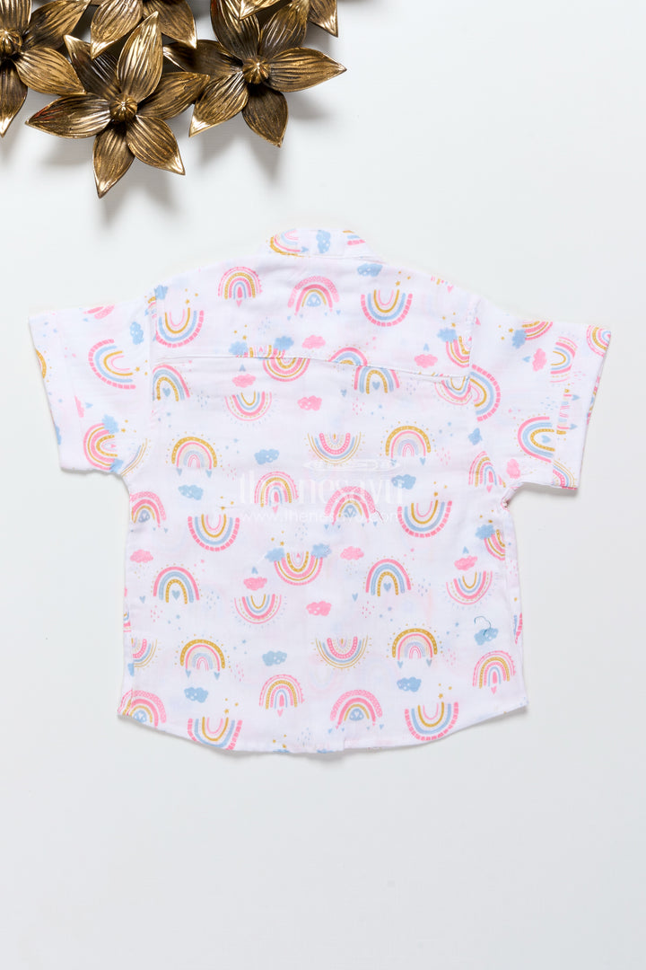 Boys muslin printed shirt for everyday comfort and style