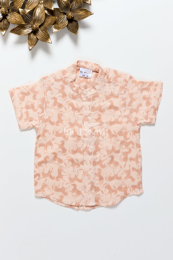 Boys soft muslin shirt for everyday comfort and casual style