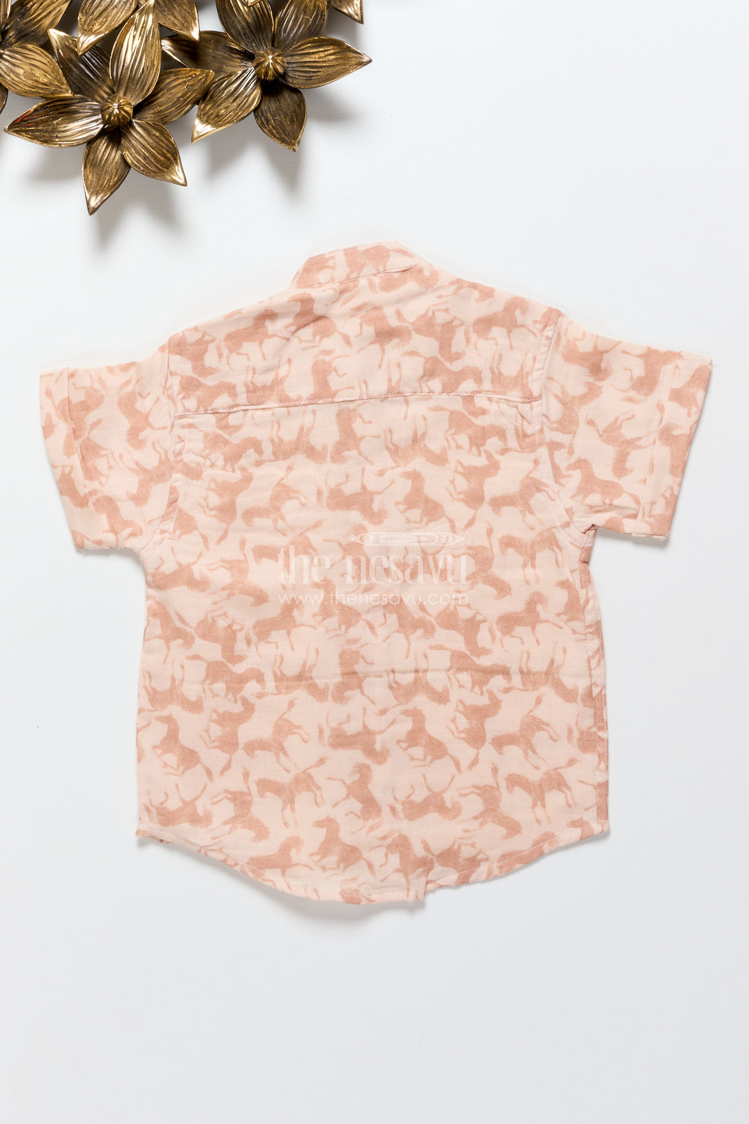 Boys soft muslin shirt for everyday comfort and casual style