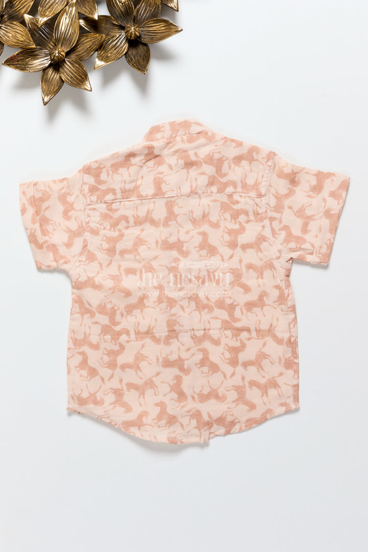 Boys soft muslin shirt for everyday comfort and casual style