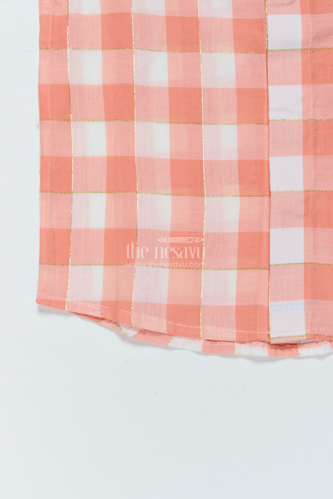 Boys Checked Cotton Shirt for Summer Outings and School Wear