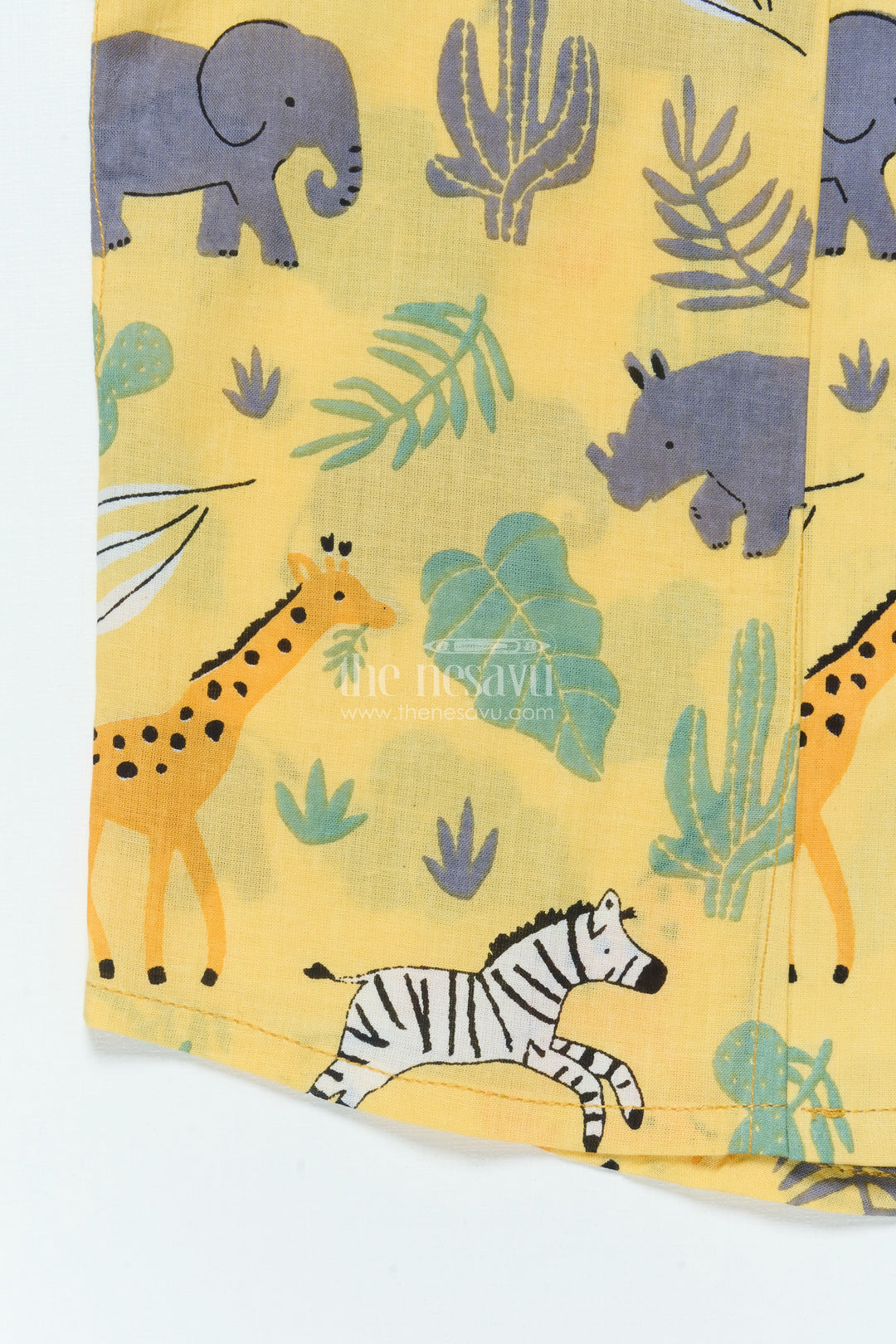 Boys Jungle-Themed Cotton Shirt for Summer Outings and Everyday Wear
