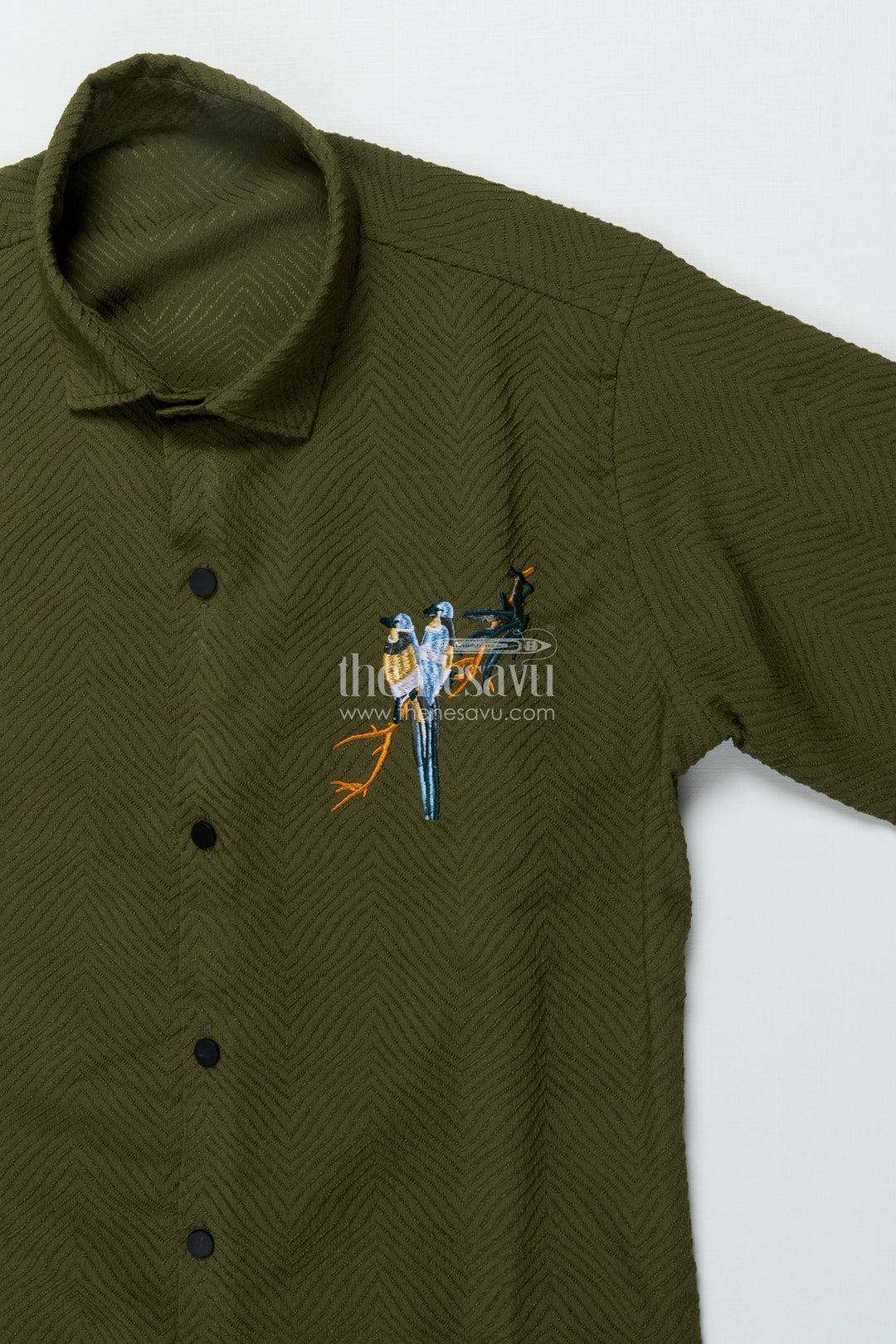 Boys Full Sleeve Shirt for Festive Functions and Ethnic School Days