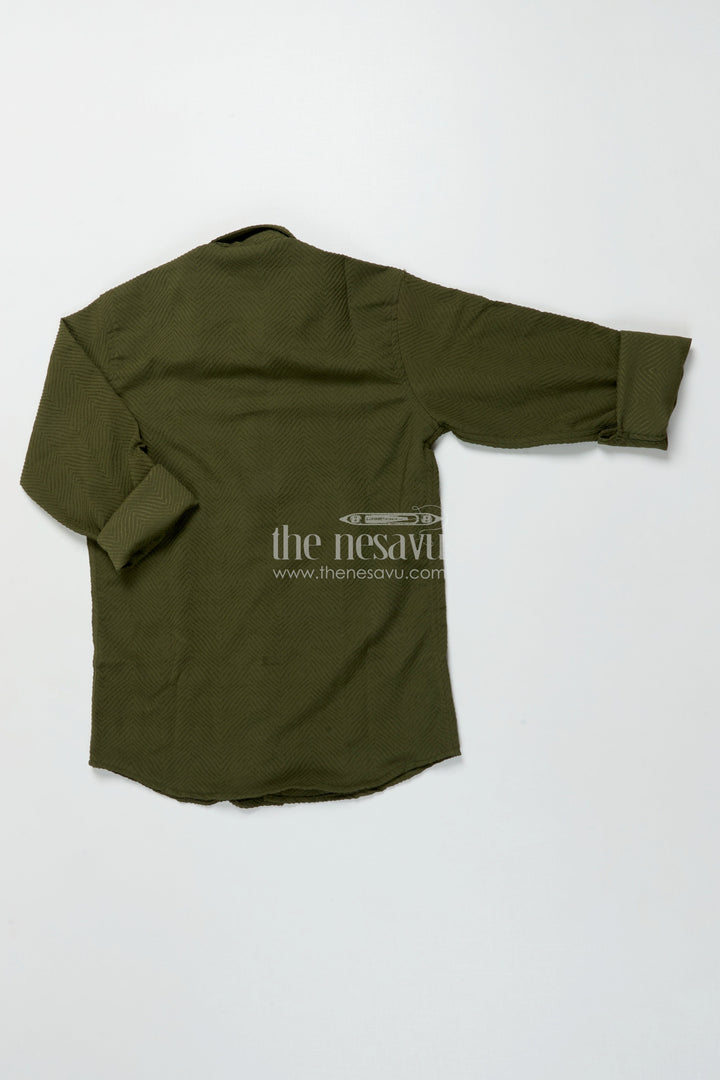 Boys Full Sleeve Shirt for Festive Functions and Ethnic School Days