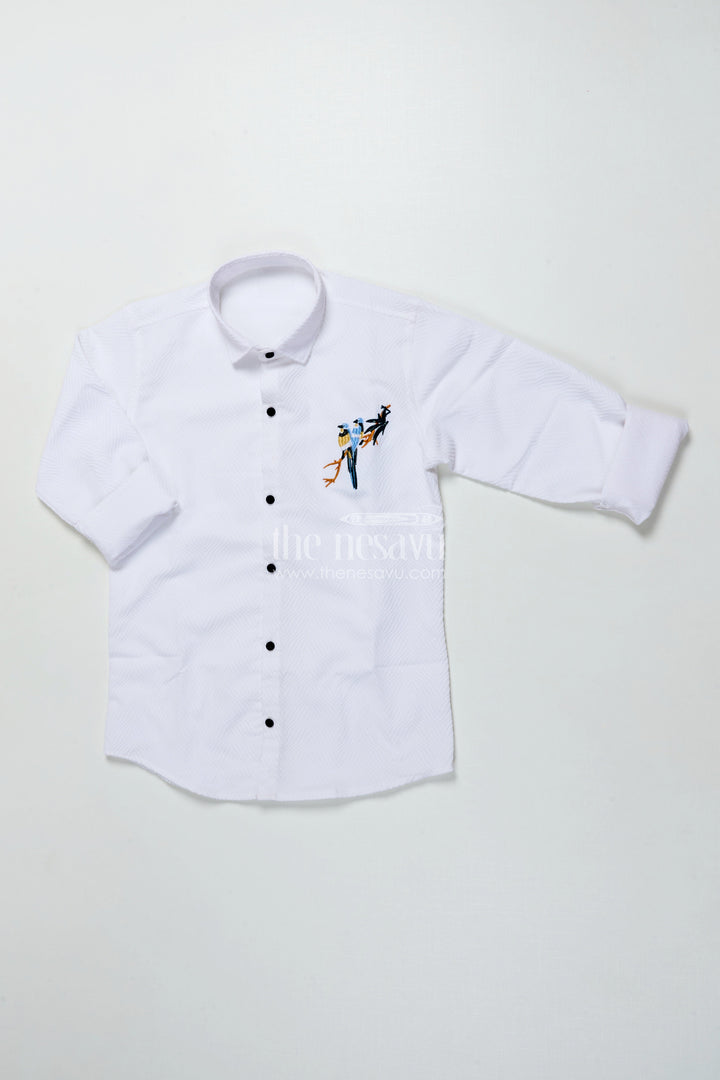 Boys Full Sleeve Shirt for Festive Events and Family Outings