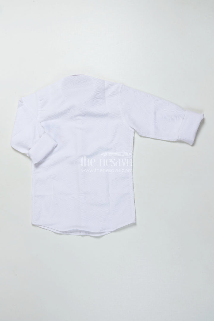 Boys Full Sleeve Shirt for Festive Events and Family Outings