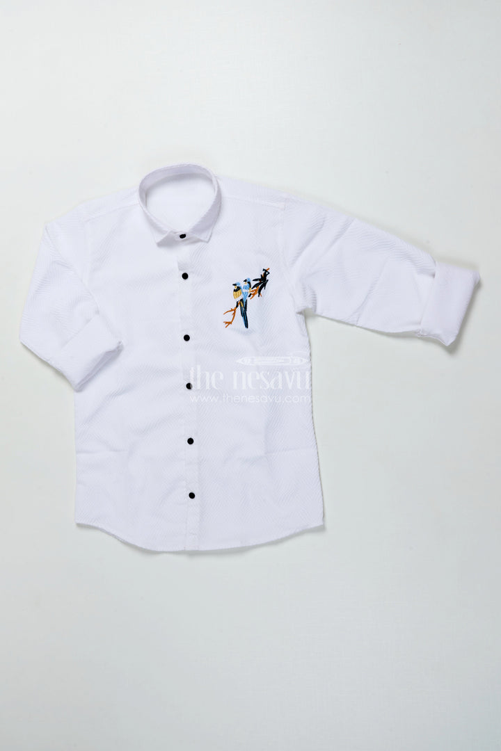 Boys Full Sleeve Shirt for Festive Events and Family Outings