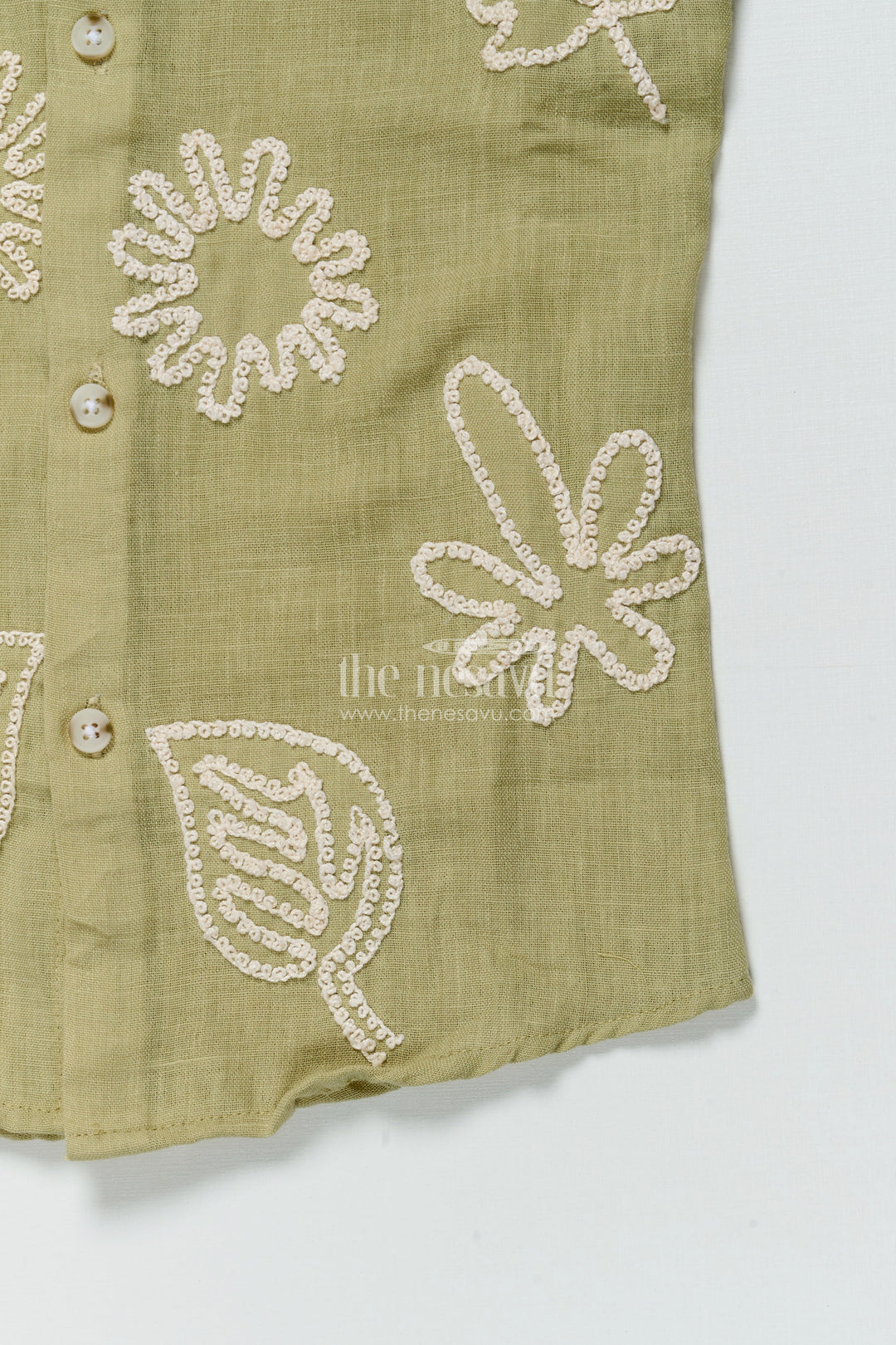 Boys Festive Cotton Shirt with Embroidery for School Events and Family Gatherings