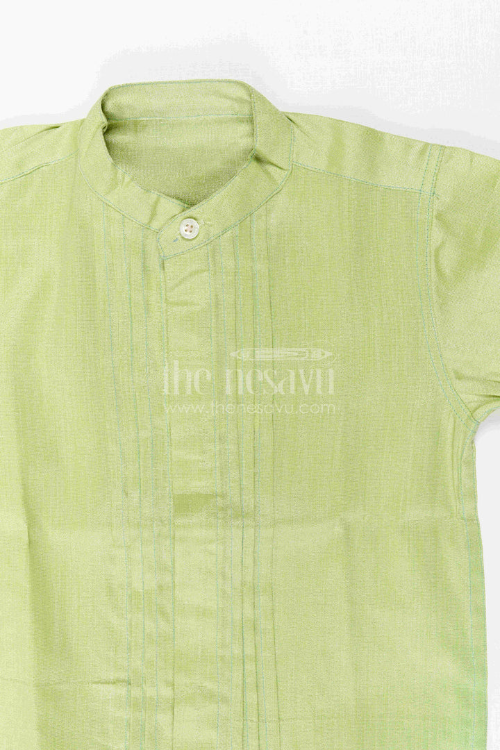 Boys Festive Silk Shirt for Traditional Celebrations