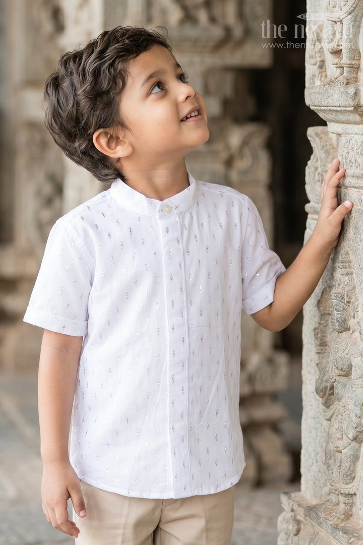 Boys Festive Shirt for Family Function Wear