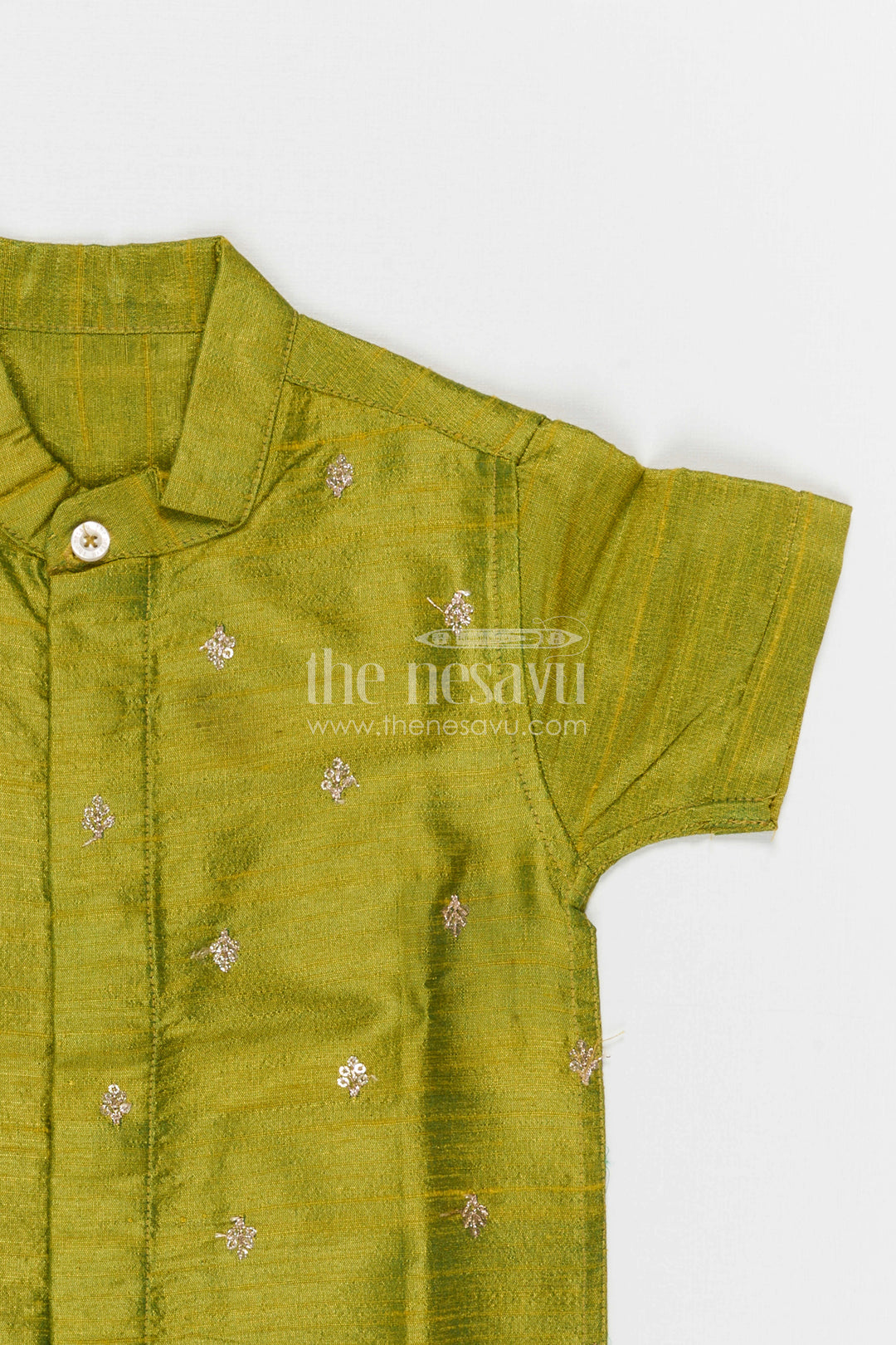 Boys Silk Shirt for Festive Occasions and Traditional Functions