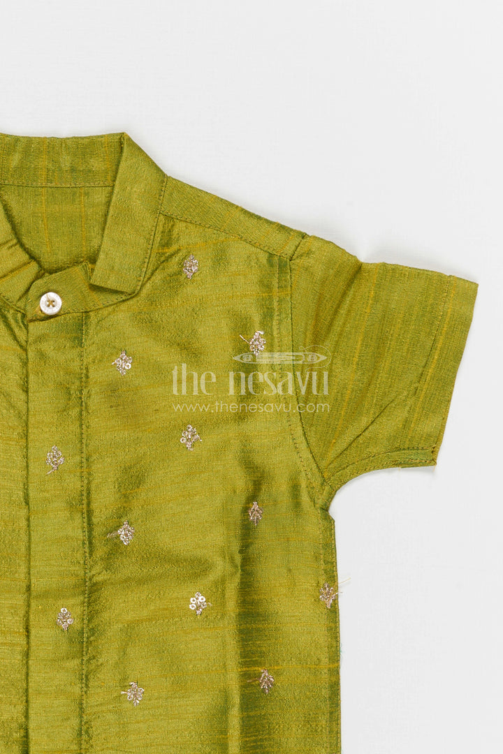 Boys Silk Shirt for Festive Occasions and Traditional Functions