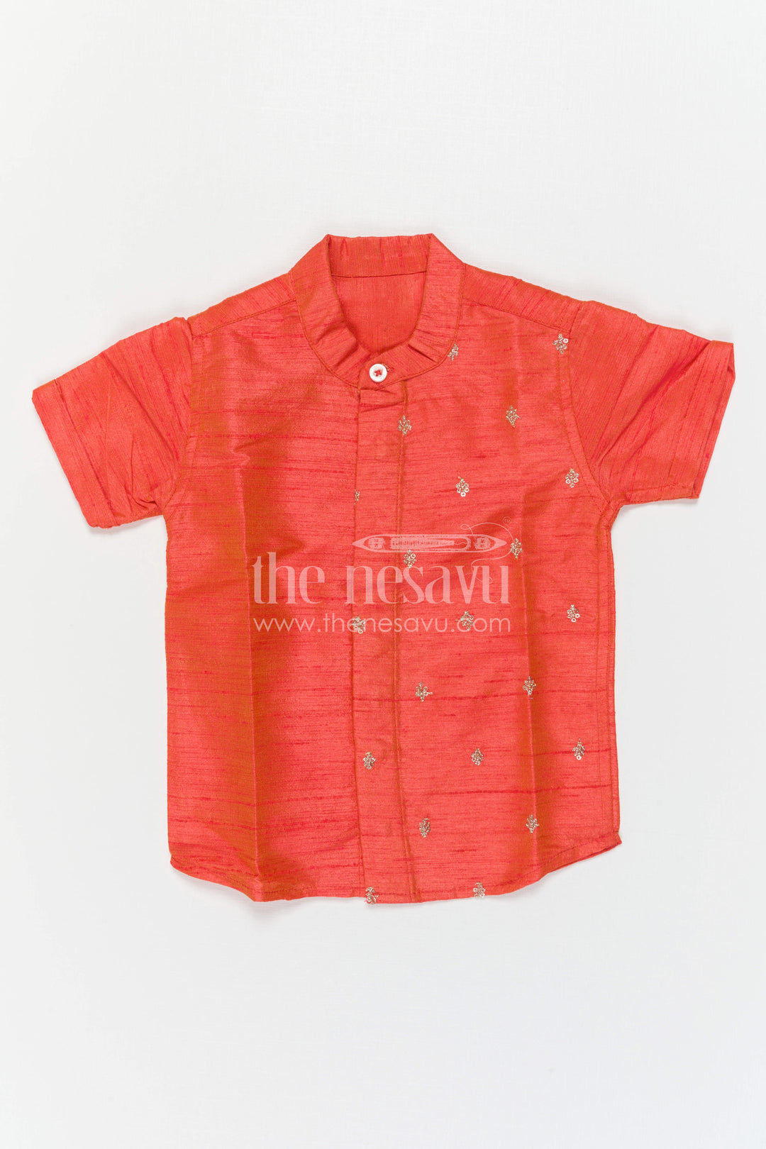 Boys Silk Shirt for Festive Weddings and Family Celebrations