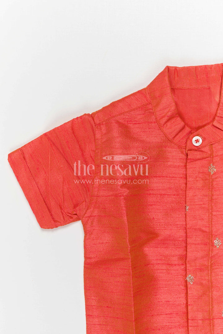 Boys Silk Shirt for Festive Weddings and Family Celebrations