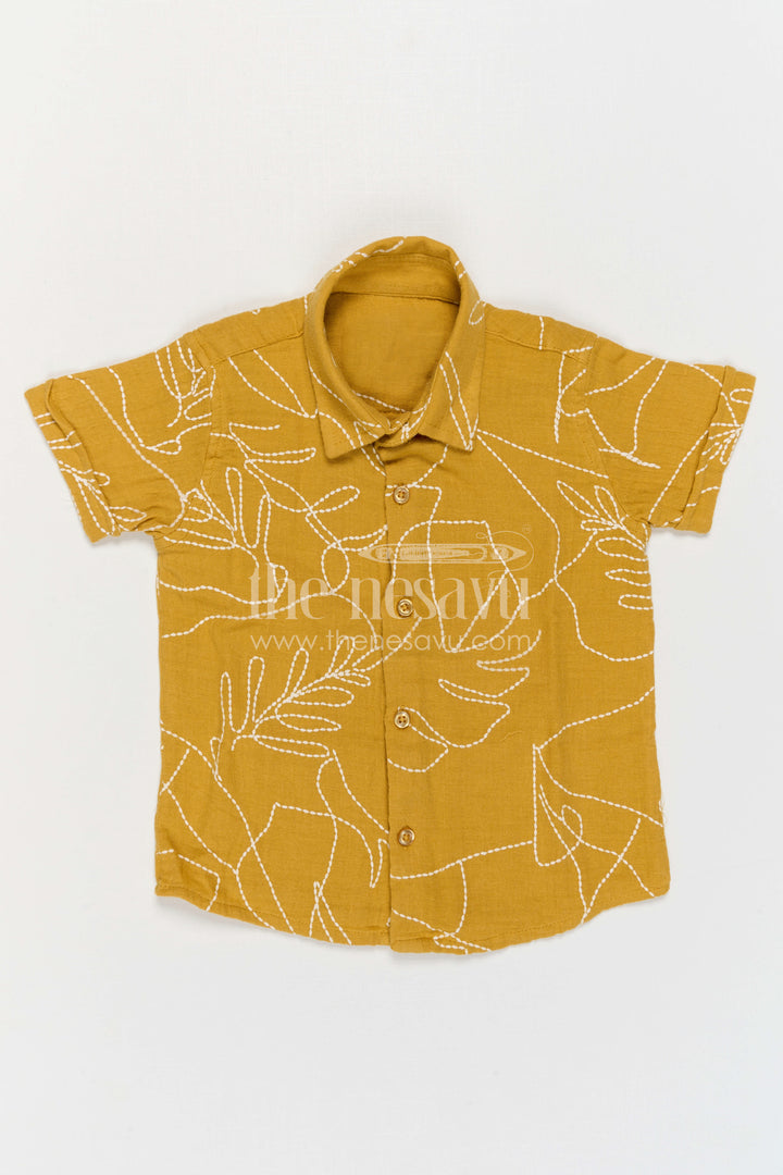Boys Cotton Shirt for Playful Dates and Everyday Comfort