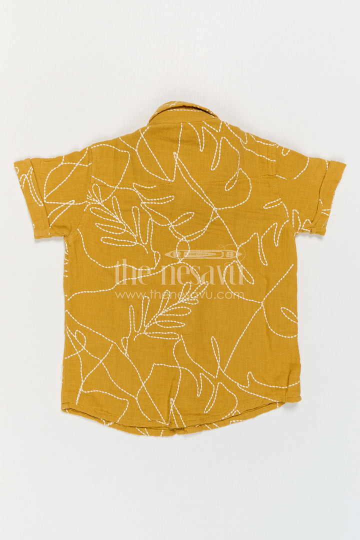 Boys Cotton Shirt for Playful Dates and Everyday Comfort