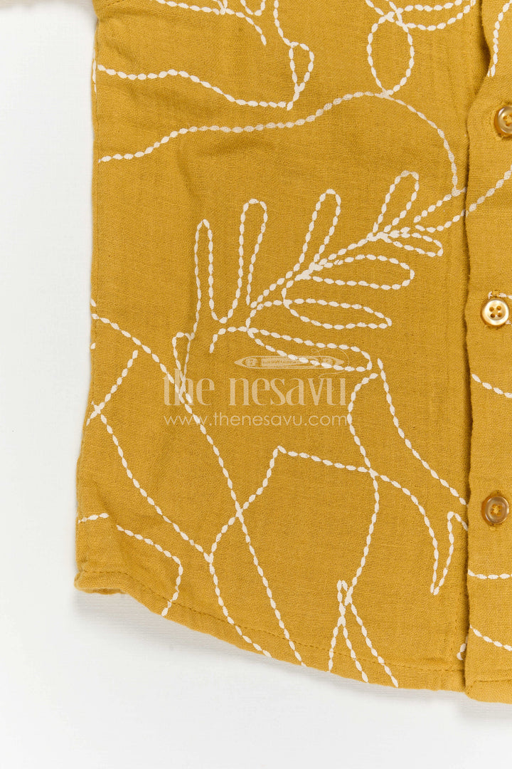 Boys Cotton Shirt for Playful Dates and Everyday Comfort