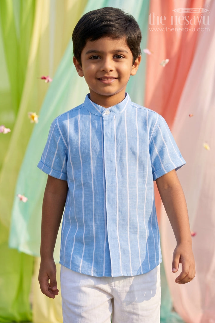 Boys Cotton Shirt for Weekend Outings and Casual Celebrations