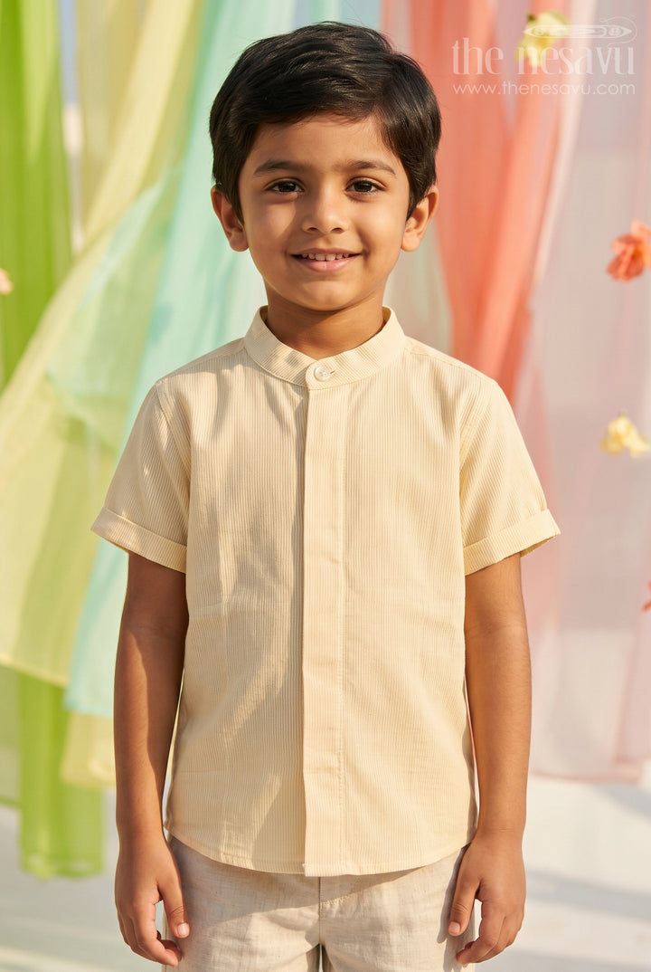 Boys Cotton Shirt for Festive Outings and Everyday Style