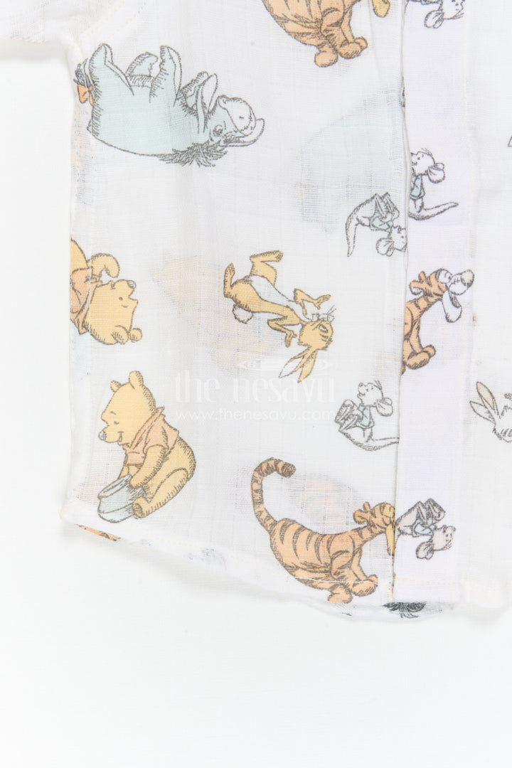 Boys Printed Cotton Shirt for Vacations and Playful Outings