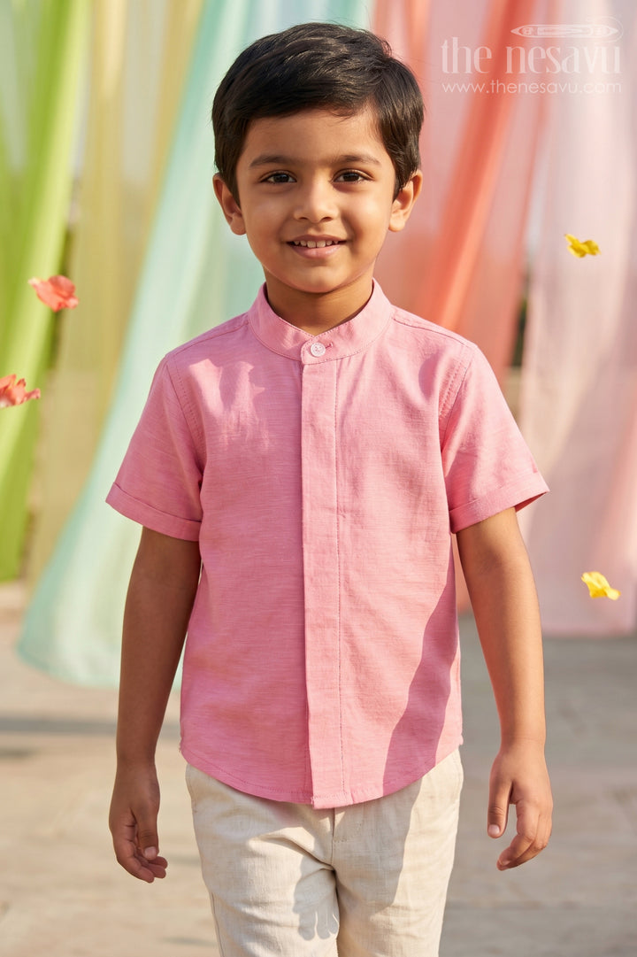 Boys Cotton Shirt for Birthday Outings and Everyday Comfort