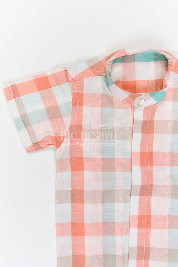 Boys Checked Shirt for Birthday Outings and Casual Celebrations